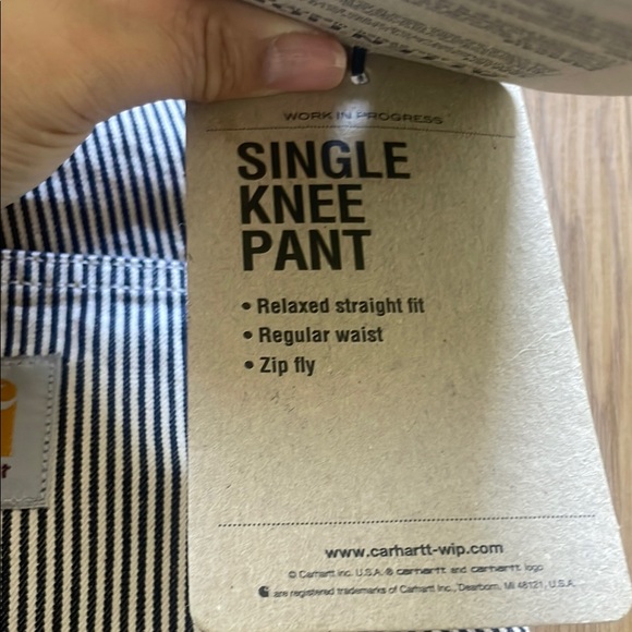 Carhartt Single Knee Striped Pants - Picture 11 of 12